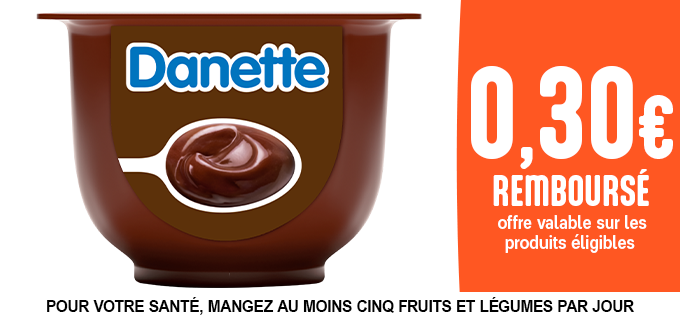 Promotion Danette Crème Dessert
