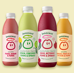Promotion Innocent. un smoothie, des smoothies