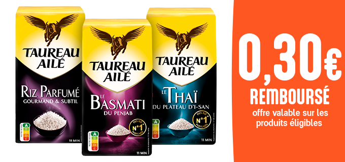 Promotion Taureau Ailé Riz Parfumé