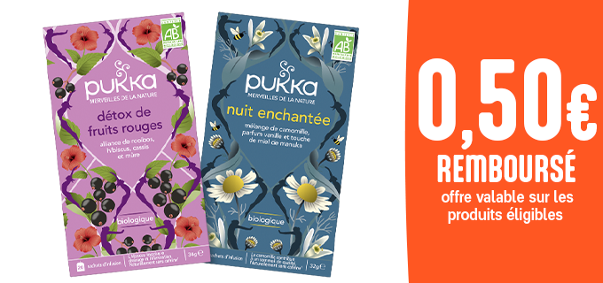 Promotion Pukka - Un mélange de plantes
